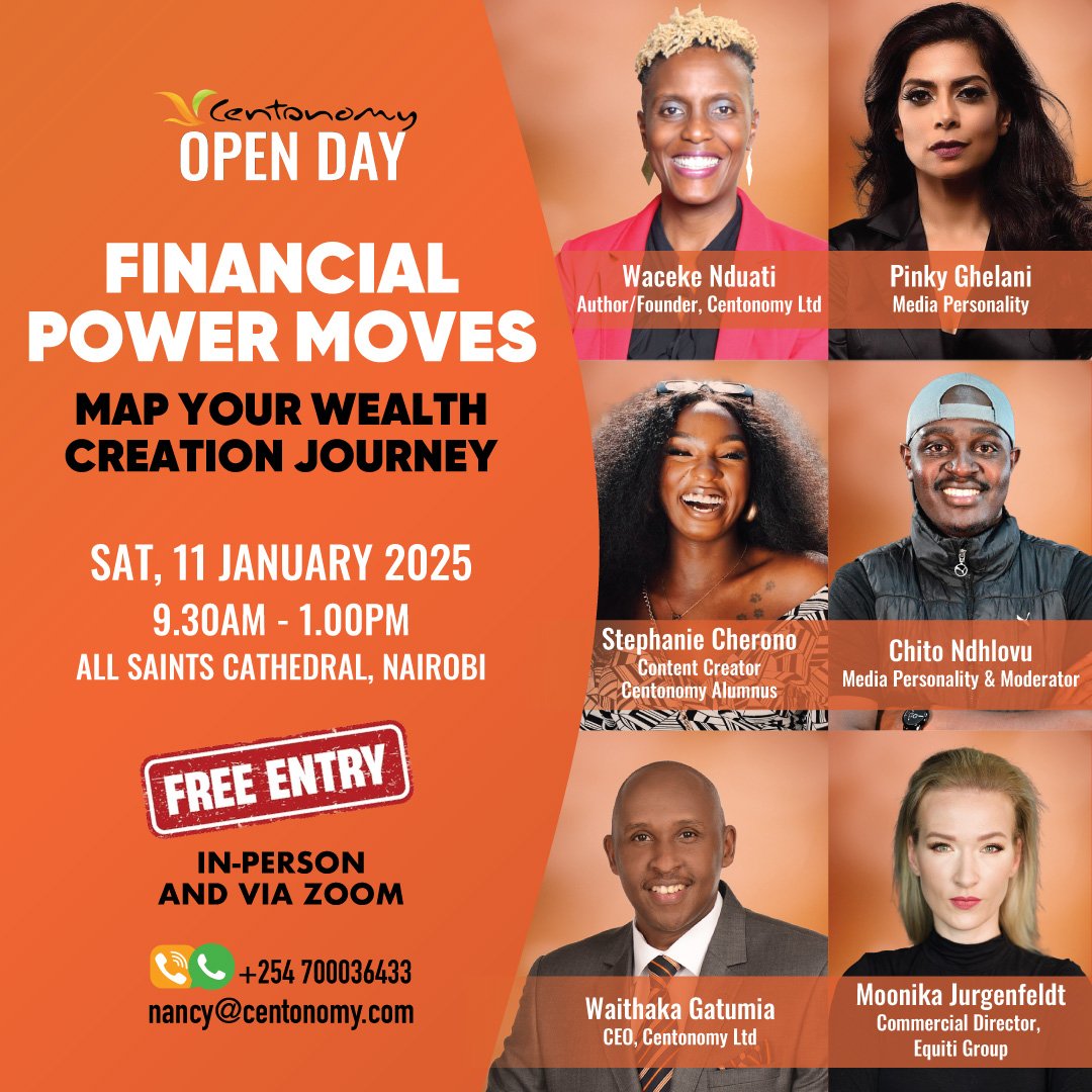 OpatiSamwel's tweet image. To create wealth, you need to take calculated risks- Moonika Jurgenfeldt 
@Centonomy 
#CentonomyOpenDay
#WealthCreation
#FinancialPowerMoves