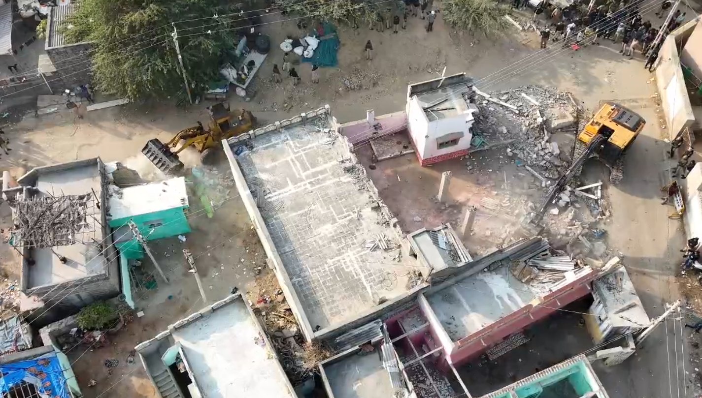 Demolition drive in Bet Dwarka to clear illegal constructions