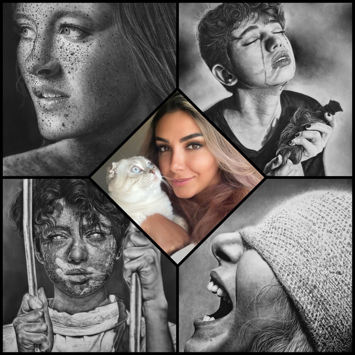 GM!

With my pencil drawings.