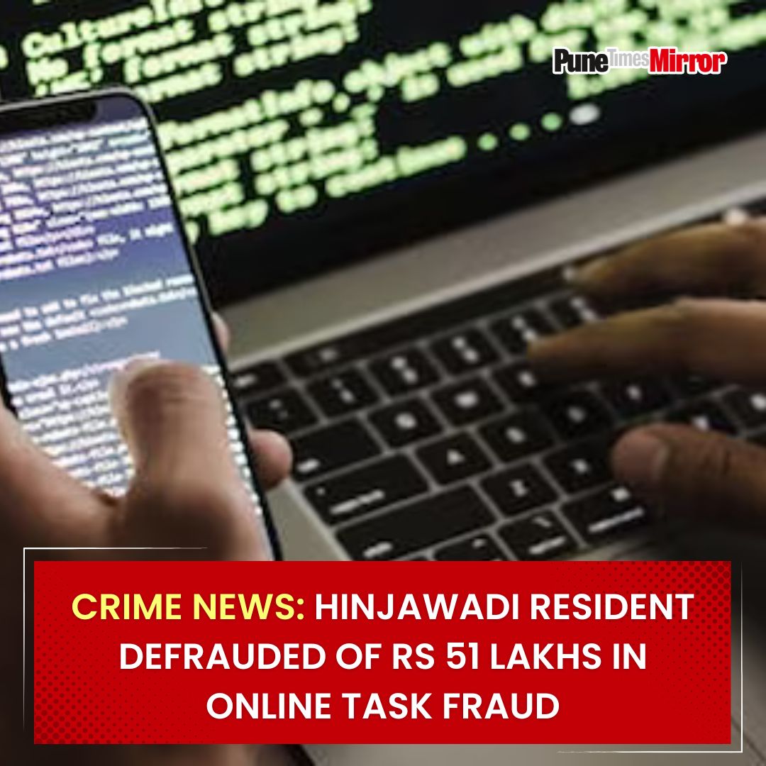 ThePuneMirror's tweet image. Crime News: Hinjawadi Resident Defrauded of Rs 51 Lakhs in Online Task Fraud

Read More: punemirror.com/PCMC/crime-new…

#OnlineFraud #CryptoFraud #TaskFraud #InvestmentScam #FraudCase #PimpriChinchwadPolice #Hinjawadi #CyberCrime

(Hinjawadi resident, online fraud, Rs 51 Lakhs,…