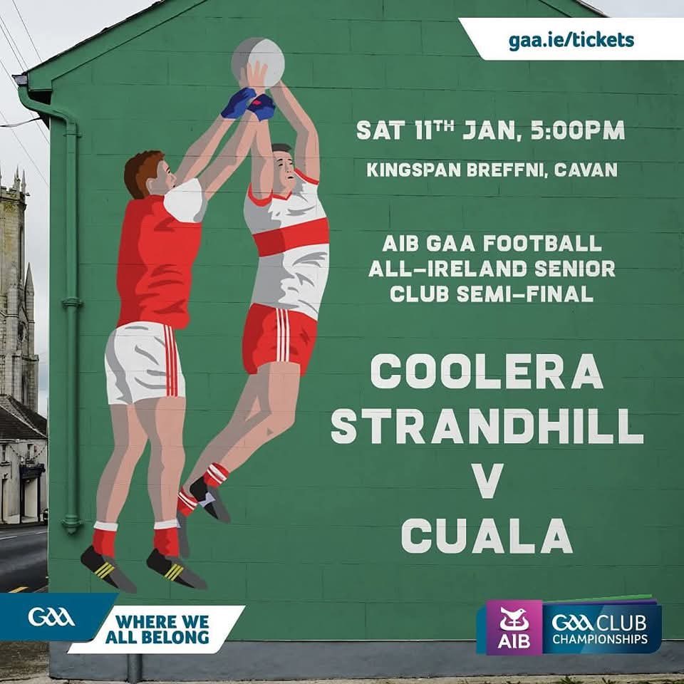 All at the club would like to wish the very best of luck to <a href="/CStrandhill/">Coolera-Strandhill GAA/LGFA & Camogie</a> in the Senior Club All Ireland Semi Final today in Cavan. Doing the county proud 🖤🤍

Safe travels to all supporters going to the game