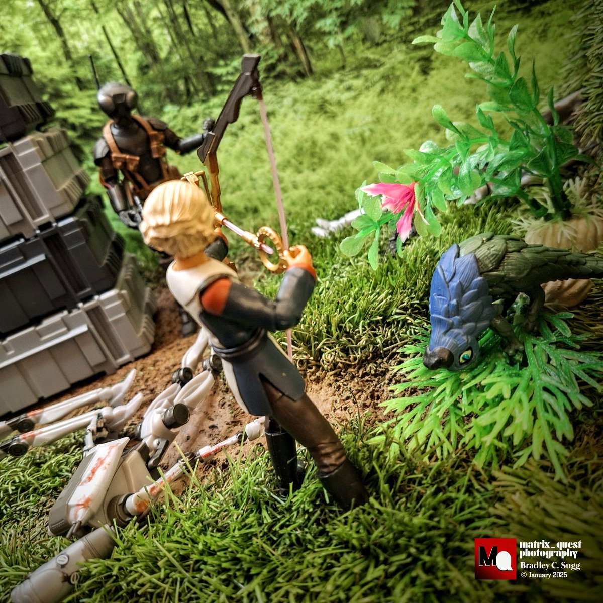 BradleyCSugg's tweet image. - "Do you have any idea how long it took to reprogram these droids?"

It looks like Zero's prey found him first...

#StarWars #RepublicCommandos #Clankers #BattleDroids #Q90 #Omega #TheBadBatch #StarWarsTheBlackSeries #TheBlackSeries #Hasbro #6InchScaleWorld #matrix_quest