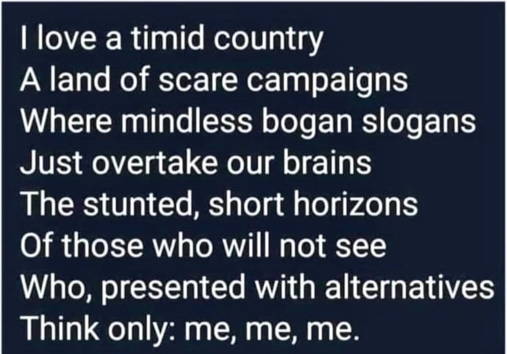 MissPolly62's tweet photo. The LNPs voter base in a nutshell 👇 https://t.co/yUL6AeJyui