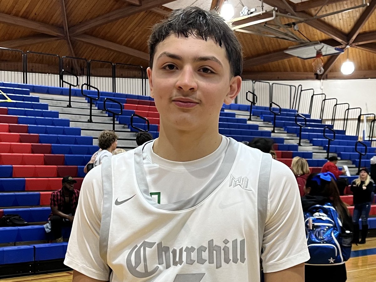 Where Alonzo Reyes earned his flowers tonight was on the defensive end. The Churchill sophomore point guard locked in on D in the second half on Ashland star <a href="/JojoHarrower/">Jojo Harrower</a>, helping limit him to only four points after the break as the Lancers went on to capture their MWL opener.