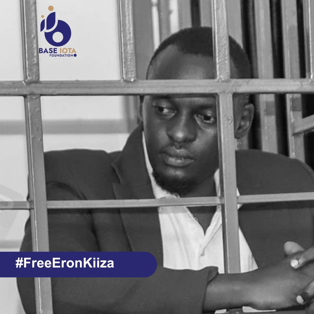 BASEiOTA Foundation (@baseiota) on Twitter photo <a href="/kiizaeron/">KIIZA ERON</a> is a standing human rights attorney and activist. His 9 months sentence is not only an abuse of the law but also a denial of his right to practice his profession. #FreeEronKiiza. <a href="/kiizaeron/">KIIZA ERON</a> is a standing human rights attorney and activist. His 9 months sentence is not only an abuse of the law but also a denial of his right to practice his profession. #FreeEronKiiza.