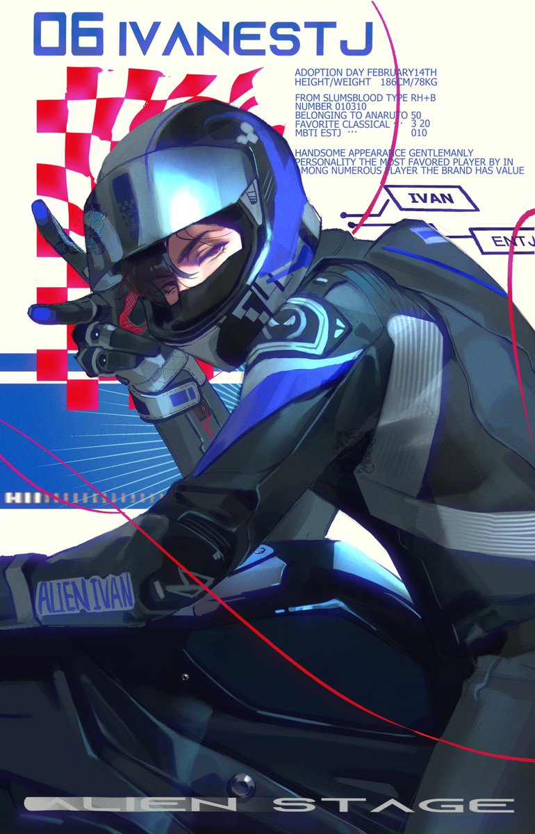 #에이스테 #ALNST
#IVAN 

机车pa ivan
和till真的好适合穿机车服啊