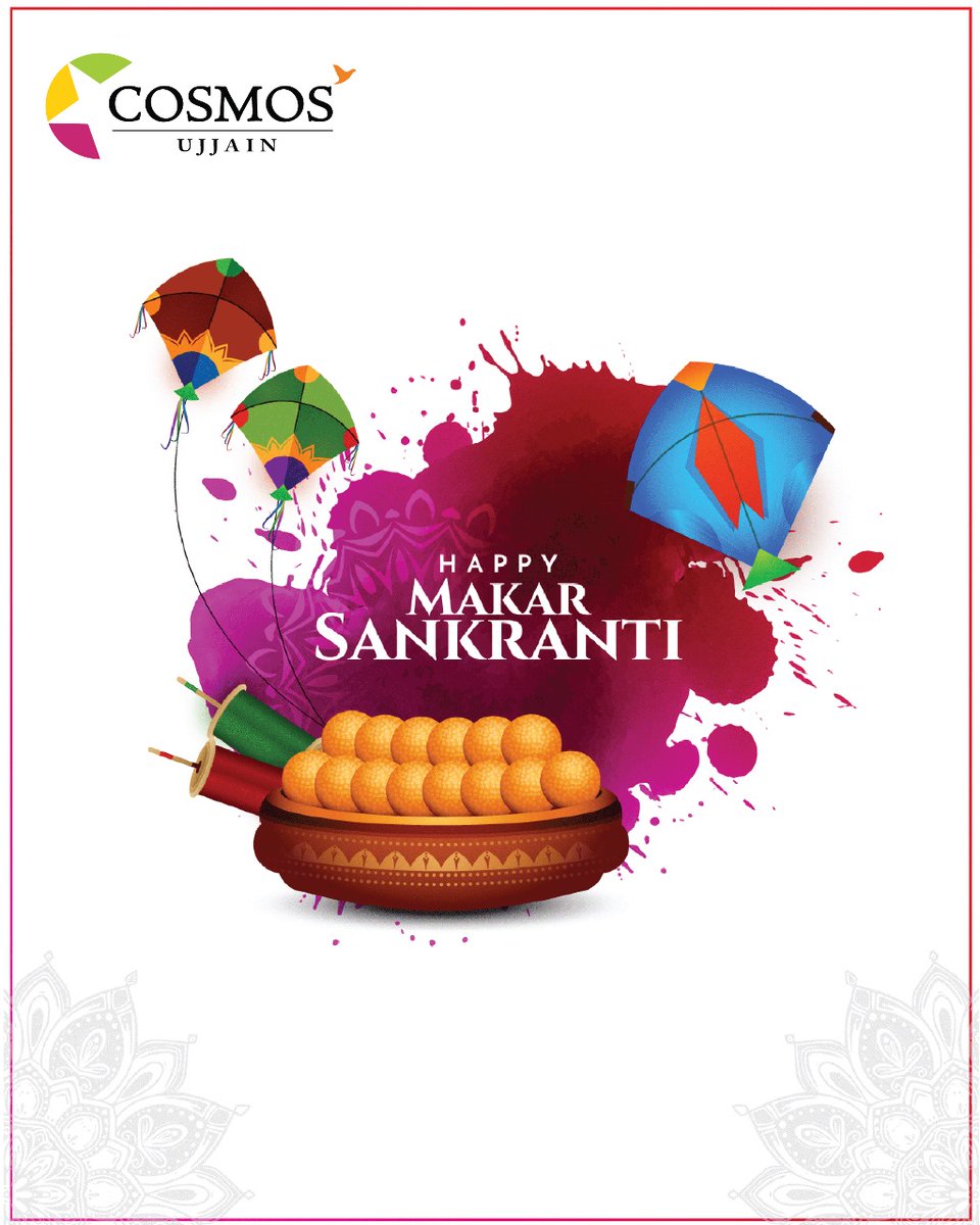 cosmos_ujjain's tweet photo. 🌾 Harvest thea happiness and let the celebrations take flight!
Wishing you a colorful and joyous Makar Sankranti. 🪁💫 https://t.co/m3eHxlN6XF