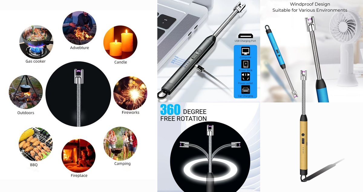 mushavsupplies's tweet image. 🔥 Safe, Stylish, and Smart! ⚡
The Flameless Rechargeable Lighter is here:
✅ USB rechargeable with LED battery display ⚡🔌
✅ Safety switch for worry-free use 🔒
✅ Wider arc for cooking &amp;amp; fireworks 🎆

#FlamelessLighter #TechGear #StayPrepared #MustHaveSupplies