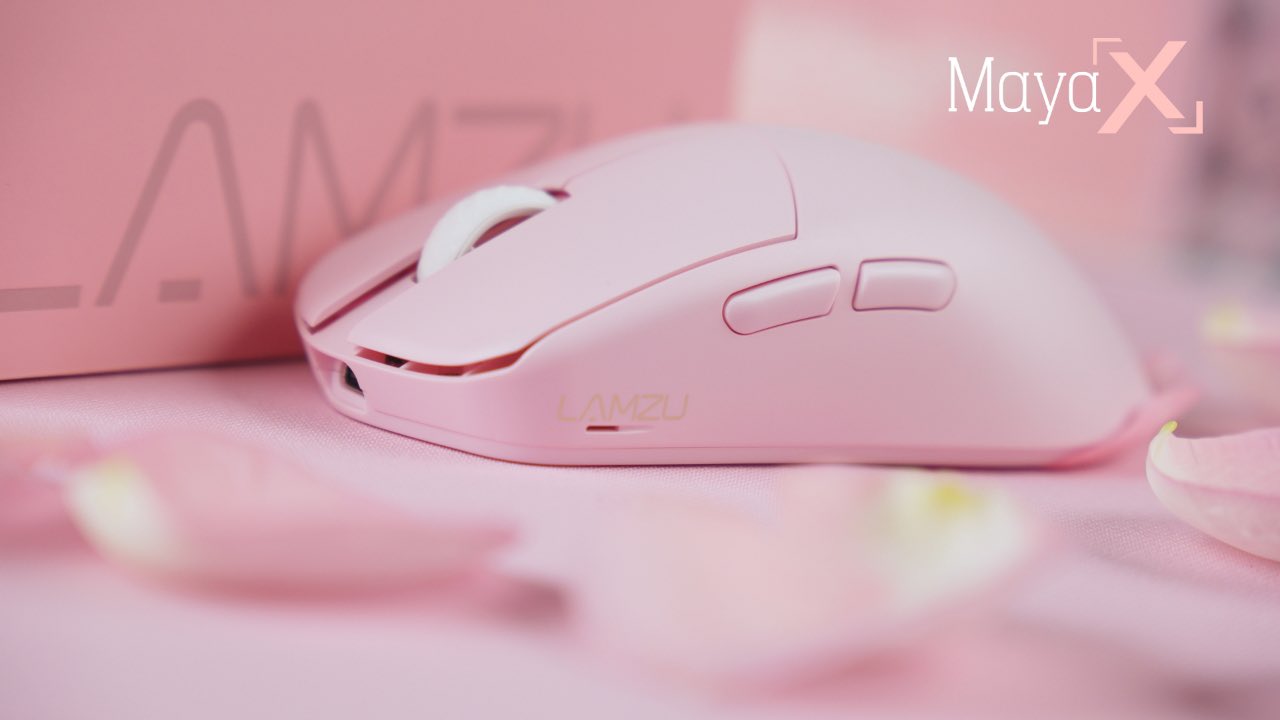 LAMZU MayaX ピンク ワイヤレスマウス Amazon.com: Lamzu Maya X Wireless Gaming Mouse, Ultra