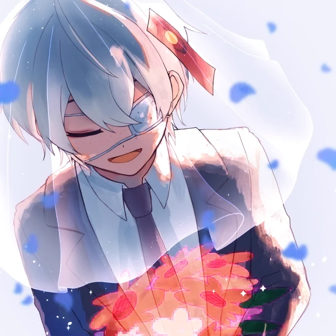 I'll be there in sickness and heath, DearTrickle's Monitoring cover is so cool ;w;#TrickleArt 