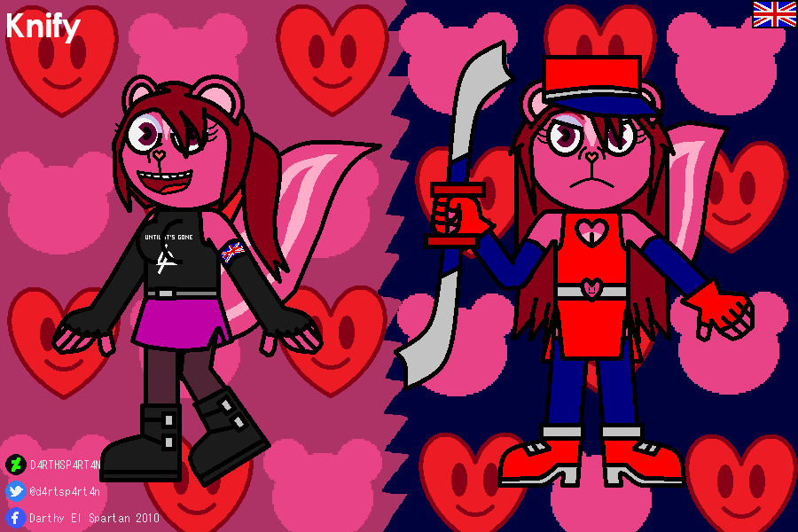 d4rthsp4rt4n's tweet photo. My HTF OCs in their 2025 look (part 2):
The Dancerings π₯·π¬π§
Messlie, Knify and Marylie
#fanart #happytreefriends #htfoc #messlie #knify #marylie https://t.co/dz2GDw3Y9M