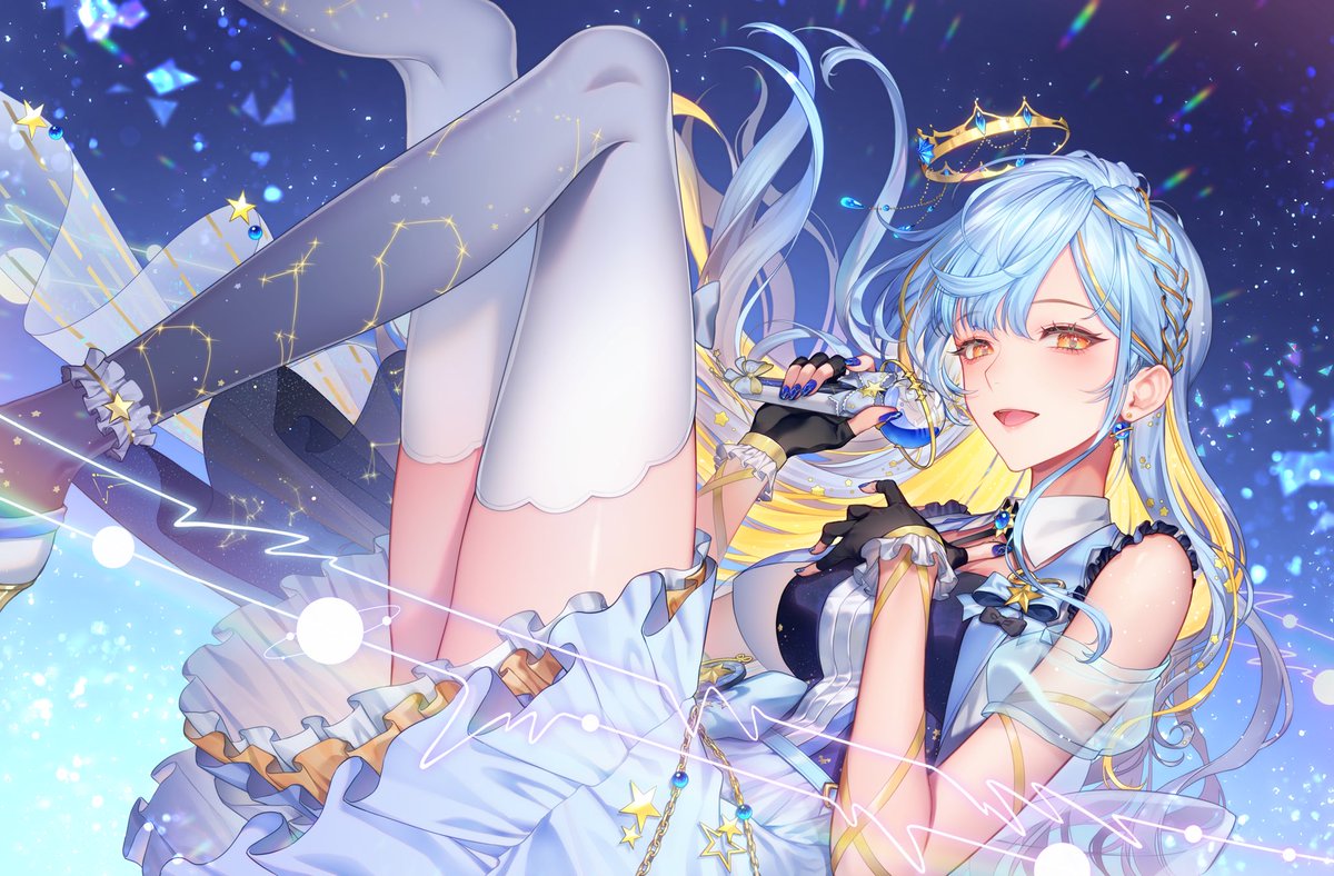 SeionAera's tweet image. 〃New Introduction!! 👑
Hello, my name is Seion Aera!! I'm a Celestial Princess Idol Vtuber!!
My goals this year are to be invited to music projects/concerts and also reach Twitch Partner! (a stretch I know... 🥺) It's nice to meet you!! 🩵
┈┈・୨ ✦ ୧・┈┈
#Vtuber #ENVtuber