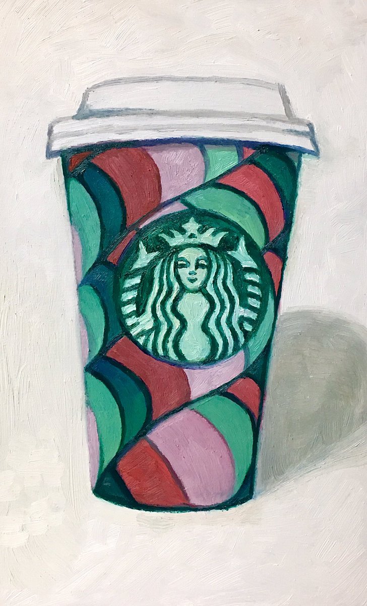 #geoffphillipsart  #oil  #saskatchewanartist  #artworkoftheday  #artwork  #oilpainting  #smallart  #art  #Starbucks  #coffee  #painting  #originalart