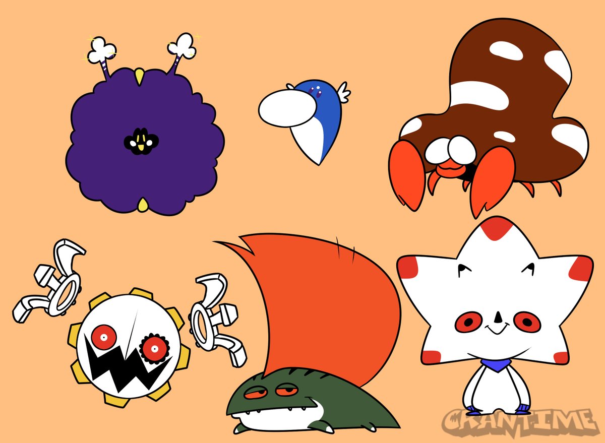 CRANTIME's tweet image. Cosmog and Gammamon were k0fi donos! thank you!
(yes I do Digimon too)