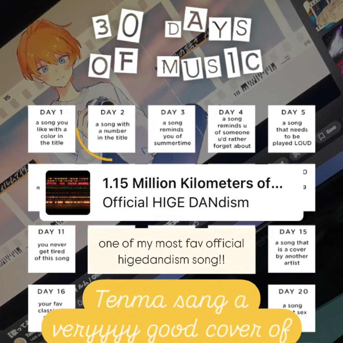 nifafafaa's tweet photo. Doing this challenge on ig, I’m bringing it over to twtr. Doing it as HOLOSTARS MUSIC CHALLENGE. I’ll post a 🌟 og/cover song everyday for 30 days. (will post 2 per days for now bcoz backlog)
GIVE THEM A LISTEN! And you can do yours too. #holostars #ホロスターズ https://t.co/Wwmfnh97A9