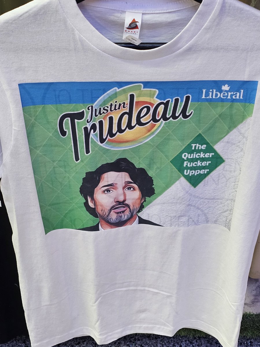 Saw this gem while in the USA. If your leaders get shirts like this made about them, it's probably a good indication it's time for them to go.
#cdnpolitics #trudeaumustresign