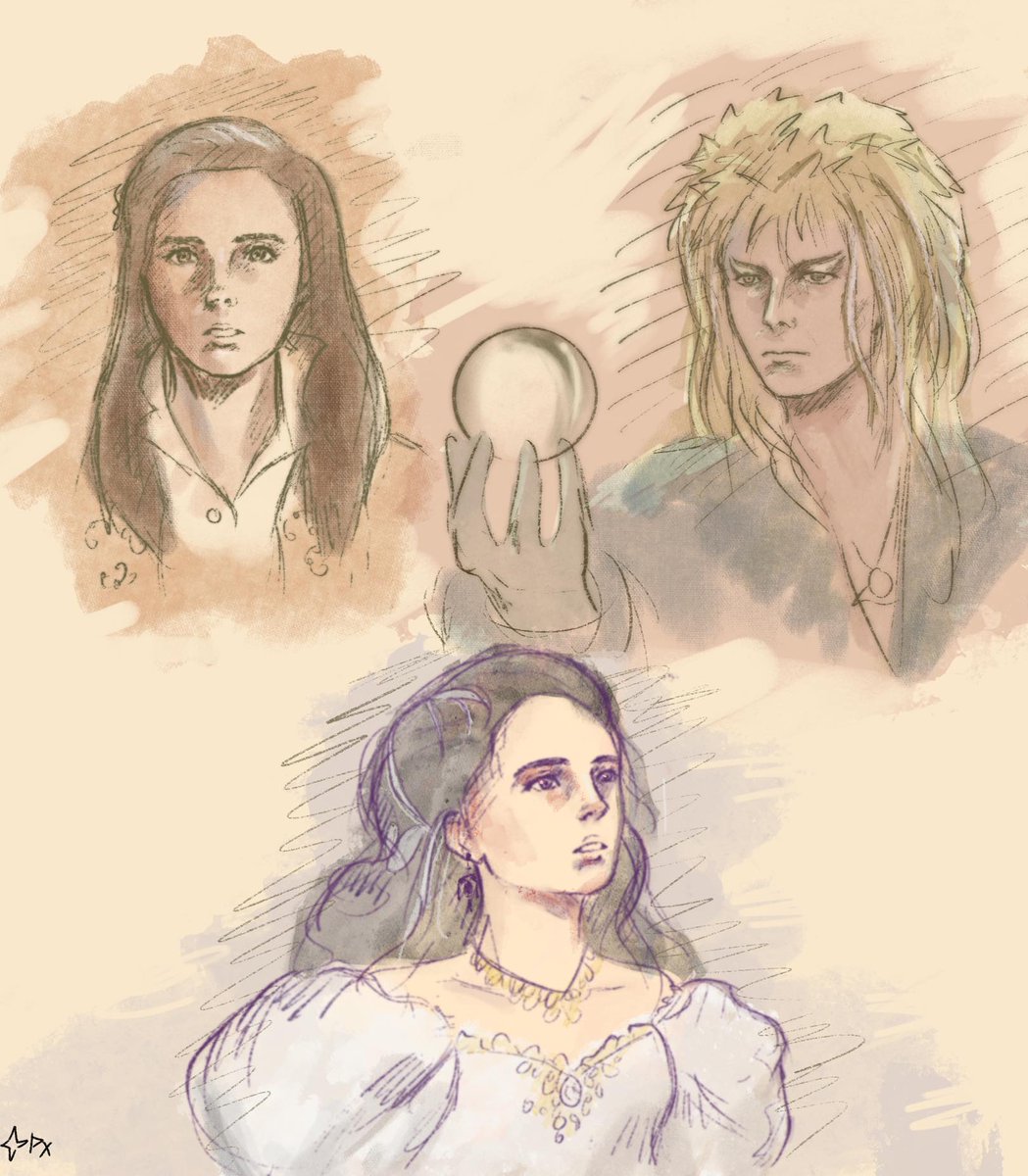 Erin123_2's tweet photo. Labyrinth fanart I made and also my first post in 2025 :) https://t.co/CZ5pvkRxTx