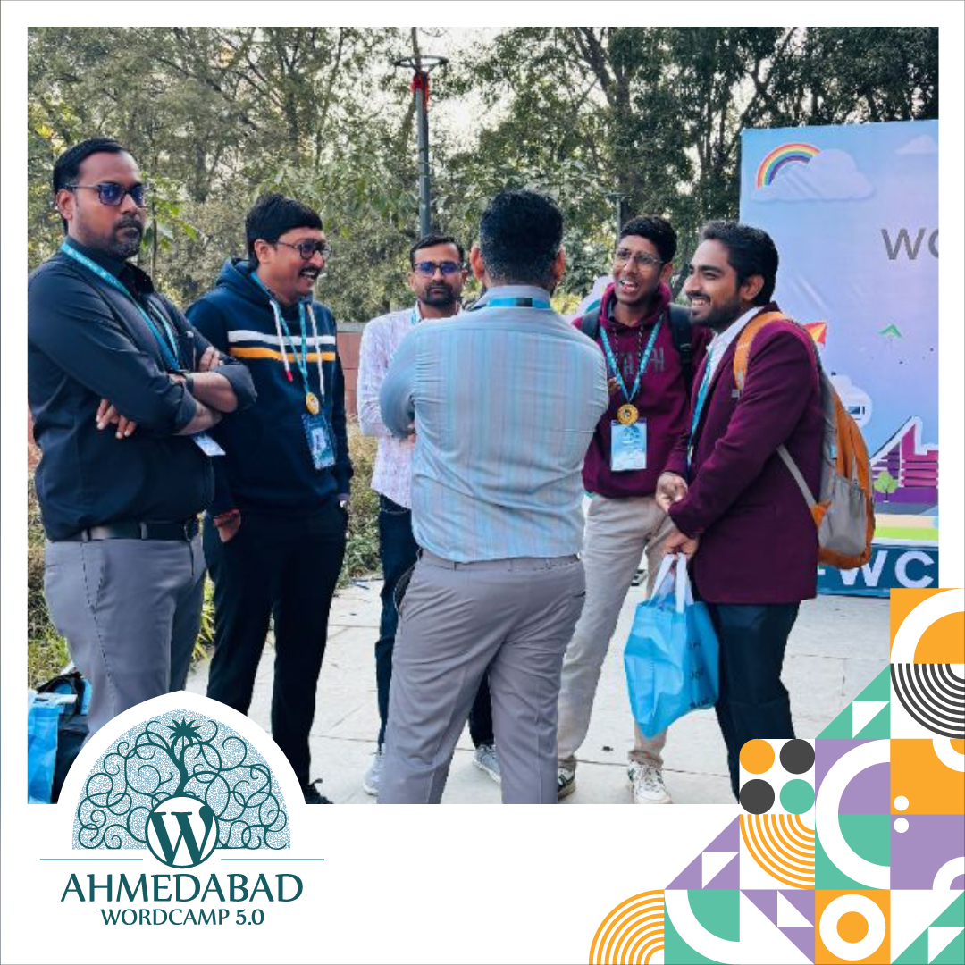 WCAhmedabad's tweet image. ✨ The energy at the venue is incredible! Join us at #WCAhmedabad and dive into the action. #WordPress #Wordcamp