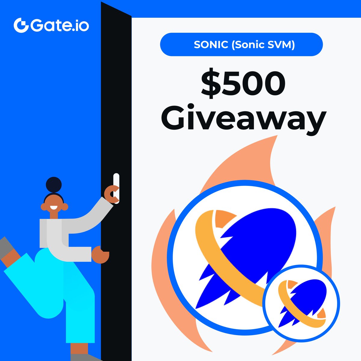 🔥Save the Date! $SONIC/USDT trading will go live on Gate.io at 12:00 PM UTC, Jan 7!

💎 Secure your share of $500 SONIC rewards.

20 winners, $25 each!
✅Follow @gate_io &amp; <a href="/SonicSVM/">Sonic SVM ✈️ Injective Summit</a>
✅RT, Like &amp; Tag 3 friends

New Users: Register on #Gateio to share $1,000