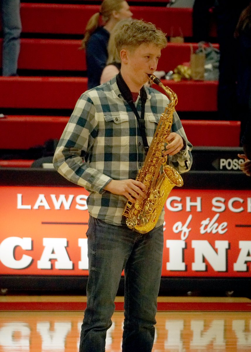 Maryville Forum Sports (@sportsmdf) on Twitter photo .<a href="/LawsonGoCards/">Lawson Schools</a> senior crushed it with his saxophone National Anthem before the @MHSLadyHounds game tonight. .<a href="/LawsonGoCards/">Lawson Schools</a> senior crushed it with his saxophone National Anthem before the @MHSLadyHounds game tonight.
