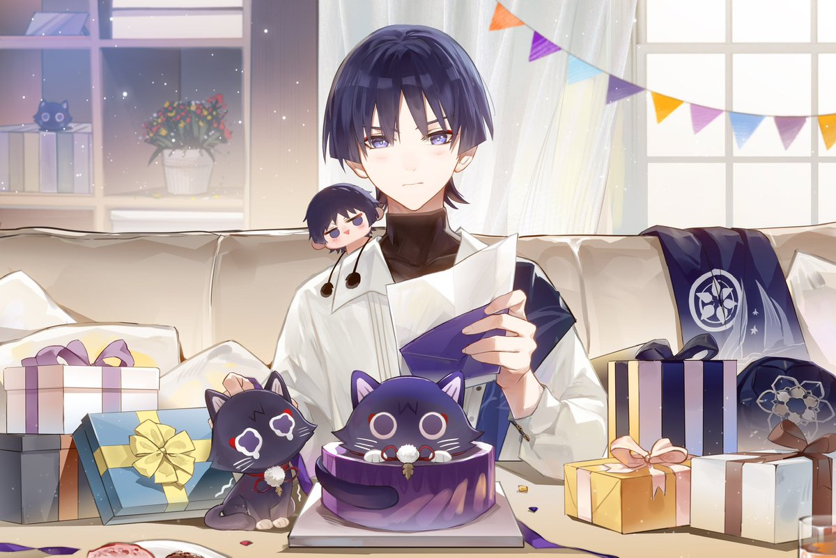 Elsayan4869's tweet image. #GenshinImpact  #wanderer #放浪者生誕祭2025

Happy birthday！
解禁了💙💙