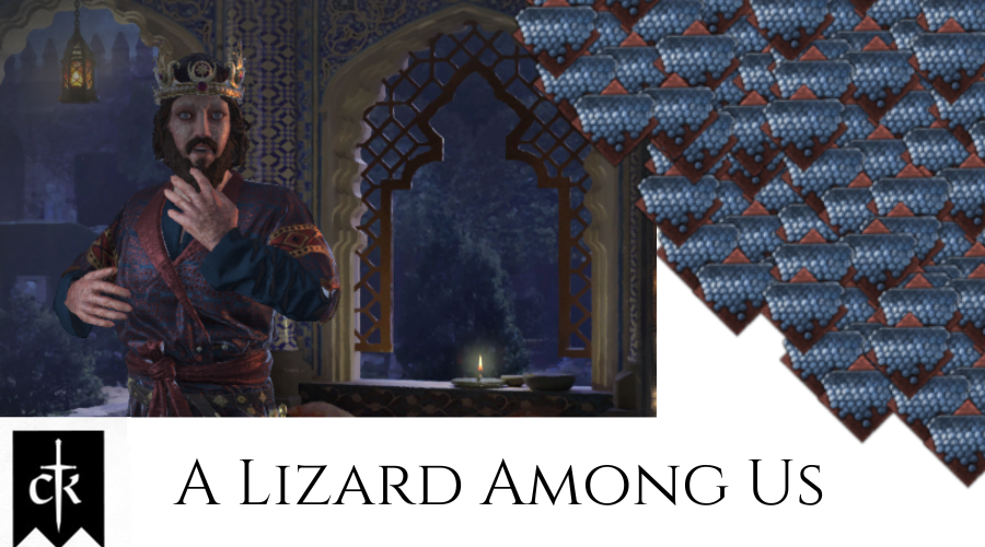 I did it! Finally got this little beast out the door before break ended. Just a fun flavor mod to bring a little delight to a scaly situation. 🦎 [cross-post from bsky]
#ck3
#crusaderkings3 steamcommunity.com/sharedfiles/fi…
