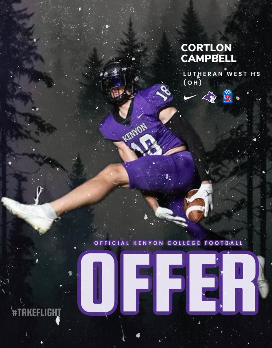 Cortlon Campbell (@cortcampbel) on Twitter photo After a great conversation with <a href="/IanMGood/">Ian Good</a> and <a href="/officialKelvinM/">Kelvin Melgar</a> I am blessed to receive an offer to play at Kenyon. <a href="/LW_Football/">Lutheran West Football</a> <a href="/Coach_Parrella/">John Parrella</a> <a href="/cam_palmer55/">Cameron Palmer</a> <a href="/CoachKriegs/">Dave Krieger</a> <a href="/OhioXsAndOs/">Ohio X’s and O’s 🏈</a> <a href="/PrepRedzoneOH/">Prep Redzone Ohio</a> <a href="/sixstarfootball/">Six Star Football | PLUS+</a> After a great conversation with <a href="/IanMGood/">Ian Good</a> and <a href="/officialKelvinM/">Kelvin Melgar</a> I am blessed to receive an offer to play at Kenyon. <a href="/LW_Football/">Lutheran West Football</a> <a href="/Coach_Parrella/">John Parrella</a> <a href="/cam_palmer55/">Cameron Palmer</a> <a href="/CoachKriegs/">Dave Krieger</a> <a href="/OhioXsAndOs/">Ohio X’s and O’s 🏈</a> <a href="/PrepRedzoneOH/">Prep Redzone Ohio</a> <a href="/sixstarfootball/">Six Star Football | PLUS+</a>