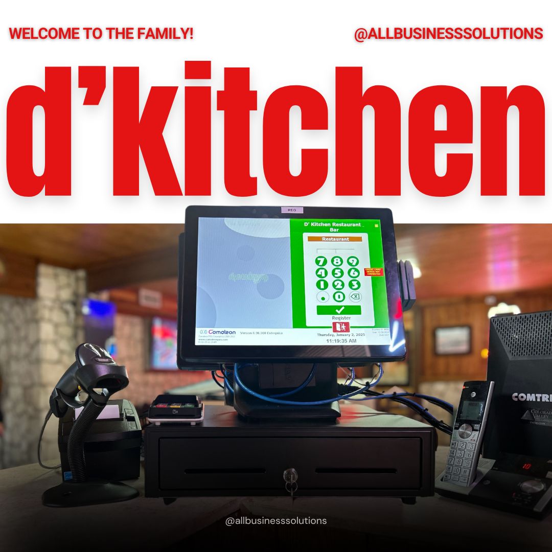 abspos1's tweet image. A big welcome to D&apos;Kitchen, the newest member of the ABS family! 🌟❤️

We&apos;re proud to support their journey with a POS system designed to keep things running smoothly and efficiently. Here’s to helping your business thrive!

#AllBusinessSolutions #PosSystems #Restaurants