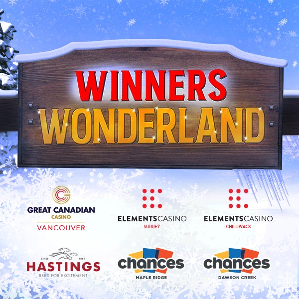 🎉 Winners Wonderland 🎉
At Hastings Racecourse &amp; Casino

📅 January 5 – February 27, 2024
💰 Chance to win a share of $16,000 in Free Play!
🎉 Weekly Draws: Tuesdays, Wednesdays, and Thursdays at 8PM PT
🎁 Prizes: Mystery prize of up to $2,000 in Free Play!

Every Tuesday,