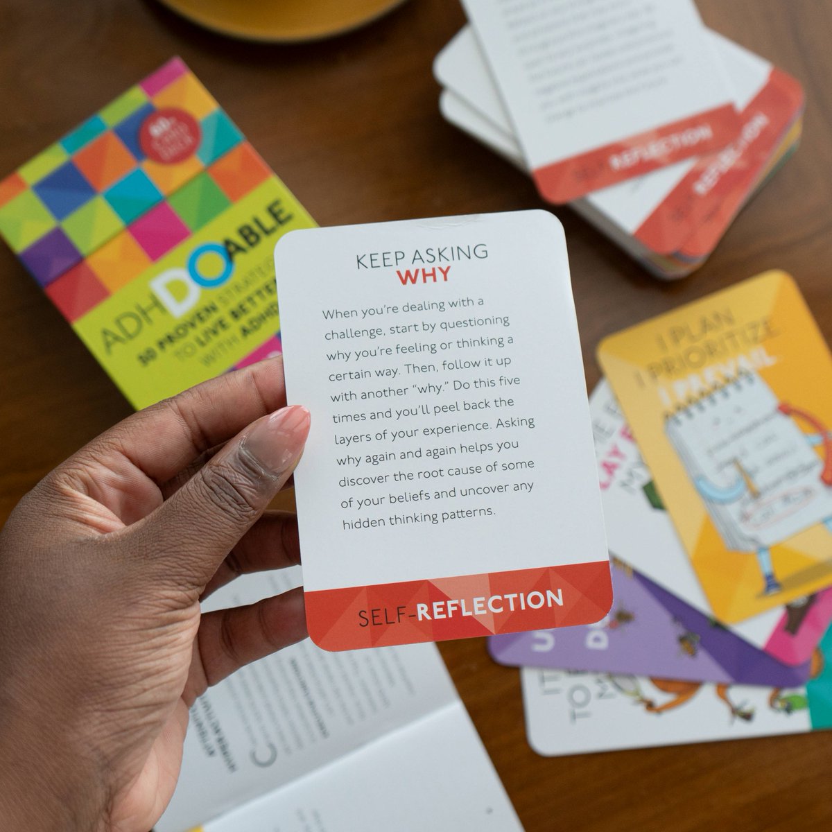 A helpful tool to work with throughout the year! The ADHDoable deck by Perry Mandanis, MD is designed to be a flexible, interactive way to discover strategies for the abilities you want to work on the most in your day-to-day life 📝
publishing.andrewsmcmeel.com/book/adhd-doab…