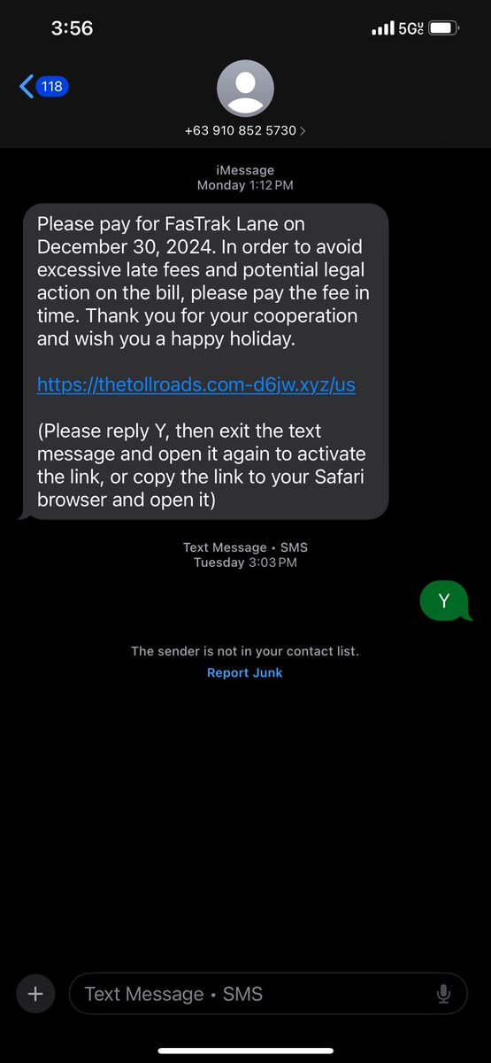 OmarElConocido's tweet photo. @MrsJellySantos They tried the same but with the fasTrak w/ me luckily the link didn’t work https://t.co/8t7oM2nMfT