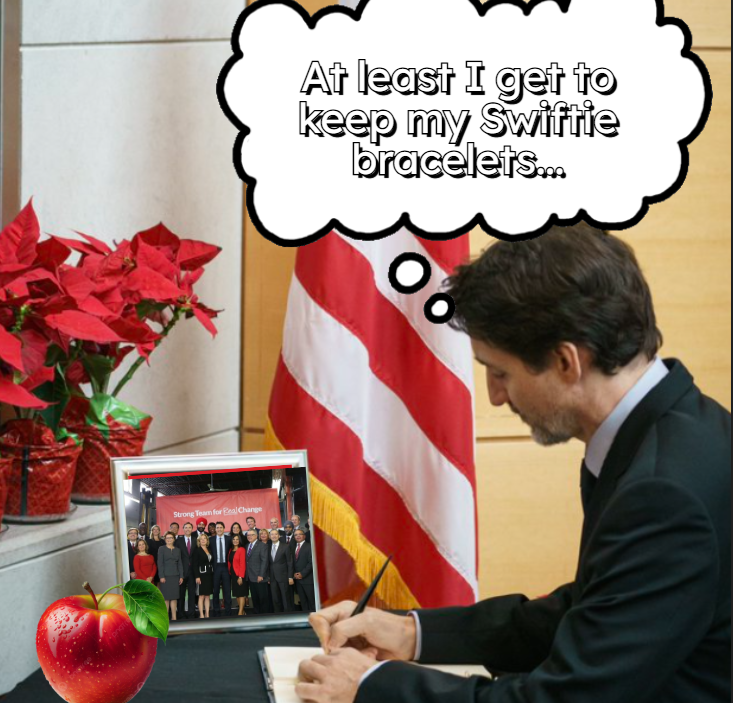 01CuriousGeorge's tweet image. We all know what @JustinTrudeau was really mourning today! 
 #meme #TrudeauMustGo