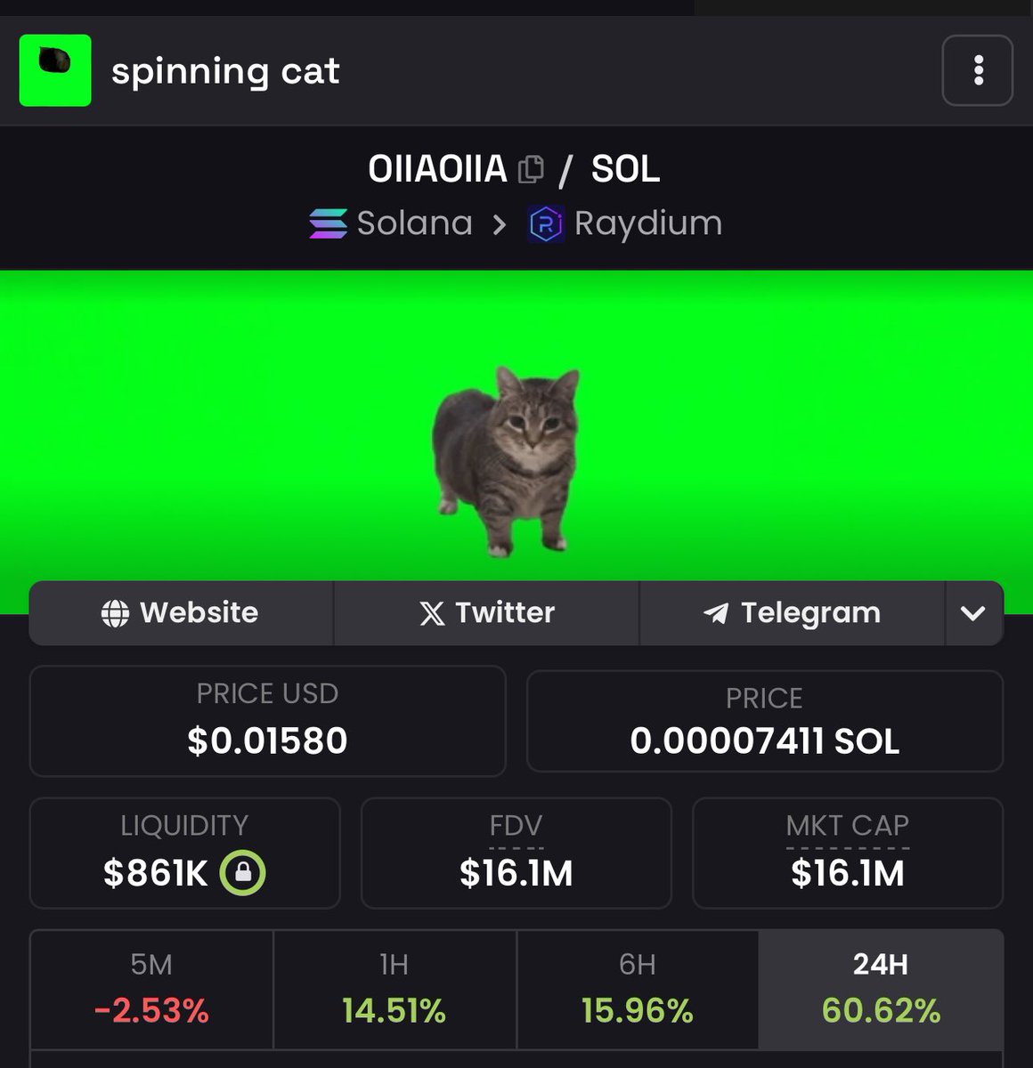 I’ve been watching this for months and I wholeheartedly believe it’s the next 1b runner - I just bought over $100k worth today 

My first legitimate concentrated memecoin bet

The perfect mix of animal, brain rot, and internet culture as normie money begins to flow in