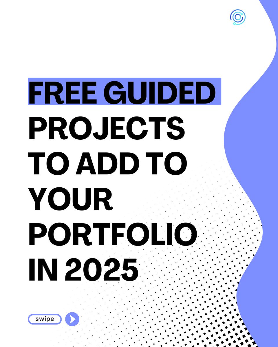 CognitiveClass's tweet image. 🎯 Portfolio goals for 2025? Discover Free Guided Projects to build industry-ready skills &amp;amp; stand out in job applications—all for FREE!  

📷 Check them out here &amp;gt; shorturl.at/jpDZL 

#Portfolio2025 #MachineLearning #FreeLearning #SkillUp #GuidedProjects #coding