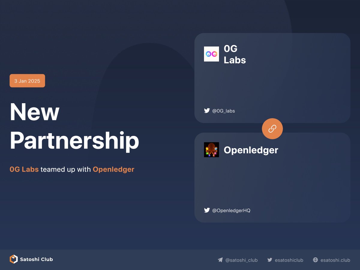 Satoshi_Talks's tweet image. 🤝 @0G_labs and @OpenledgerHQ have joined forces to revolutionize AI with their cutting-edge technologies.

OpenLedger provides a decentralized trust infrastructure for building specialized language models through curated datasets, enabling #AiAgents to thrive in various…