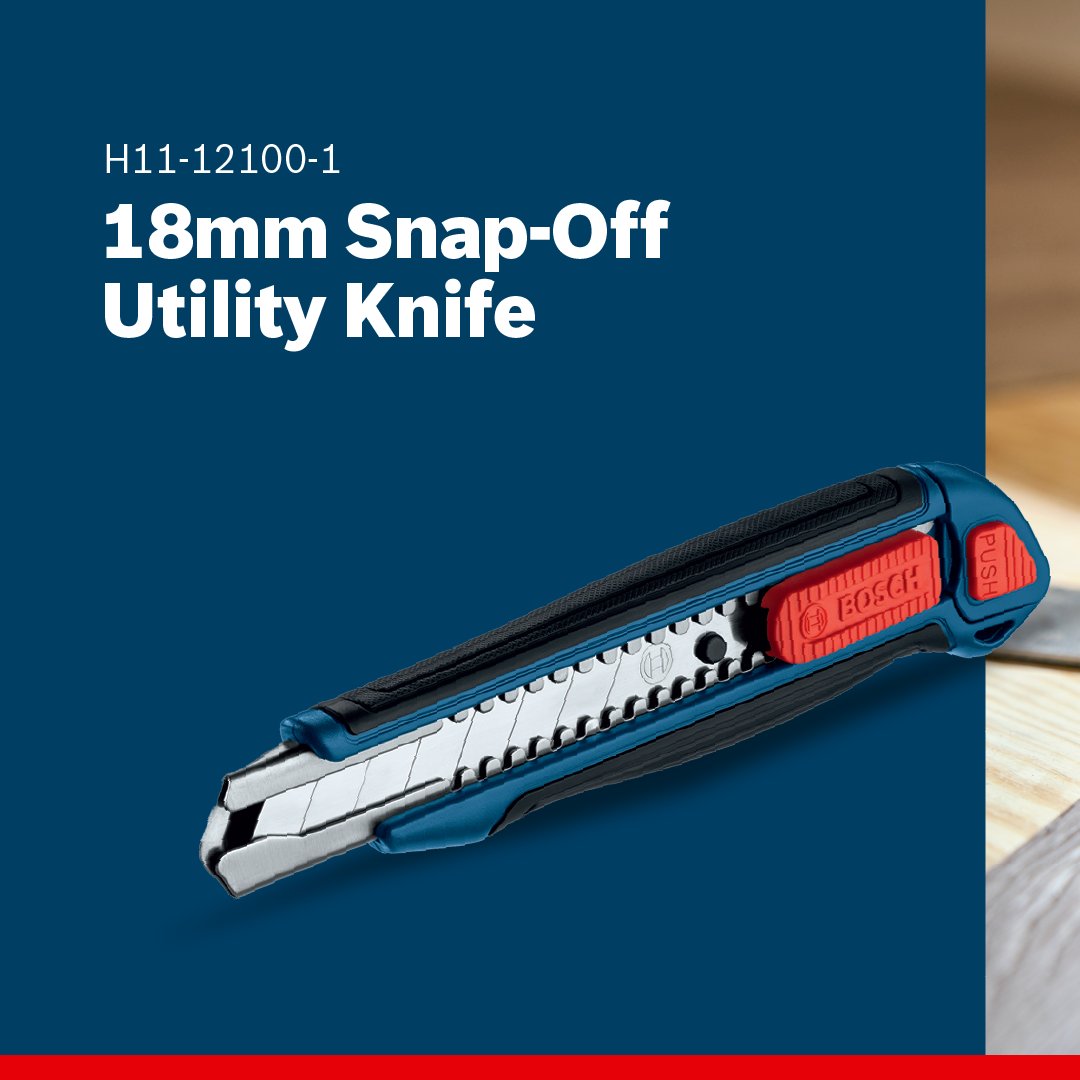 BoschToolsNA's tweet image. Snap, Cut, Conquer!

#BoschTools #HandTool #SnapOff #UtilityKnife