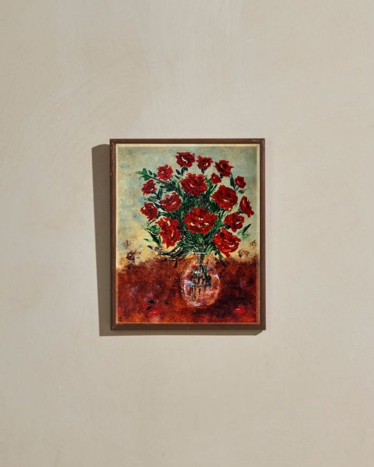 icynarcis_art's tweet photo. My first painting of flowers in 2025-
Just a remedy for my restless mind~
#art https://t.co/OOJxEeUMXk