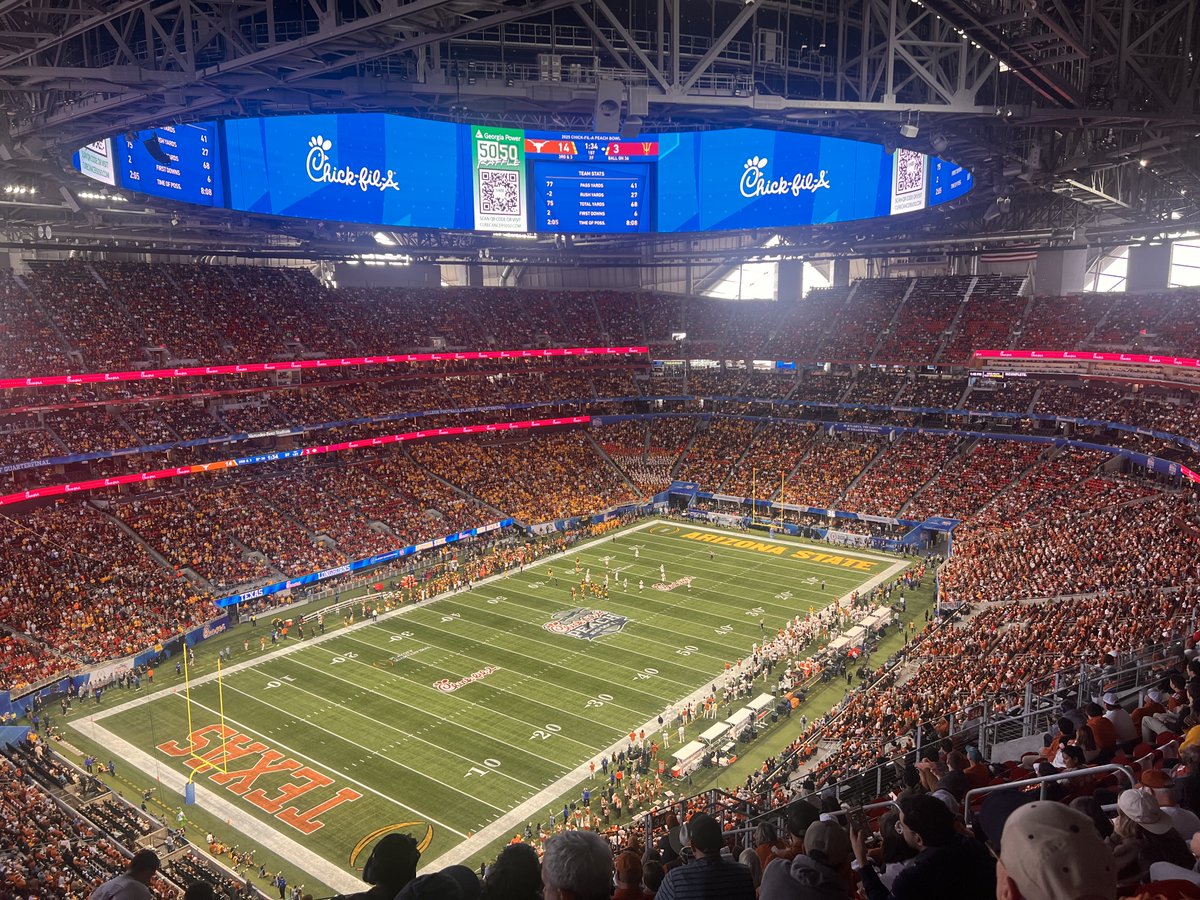 Big thanks to Texas fans for making a big impact in #Atlanta! 🏈🍑 Through their generosity, local nonprofits, including #BGCMA, received donated tickets to the #PeachBowl. 💙