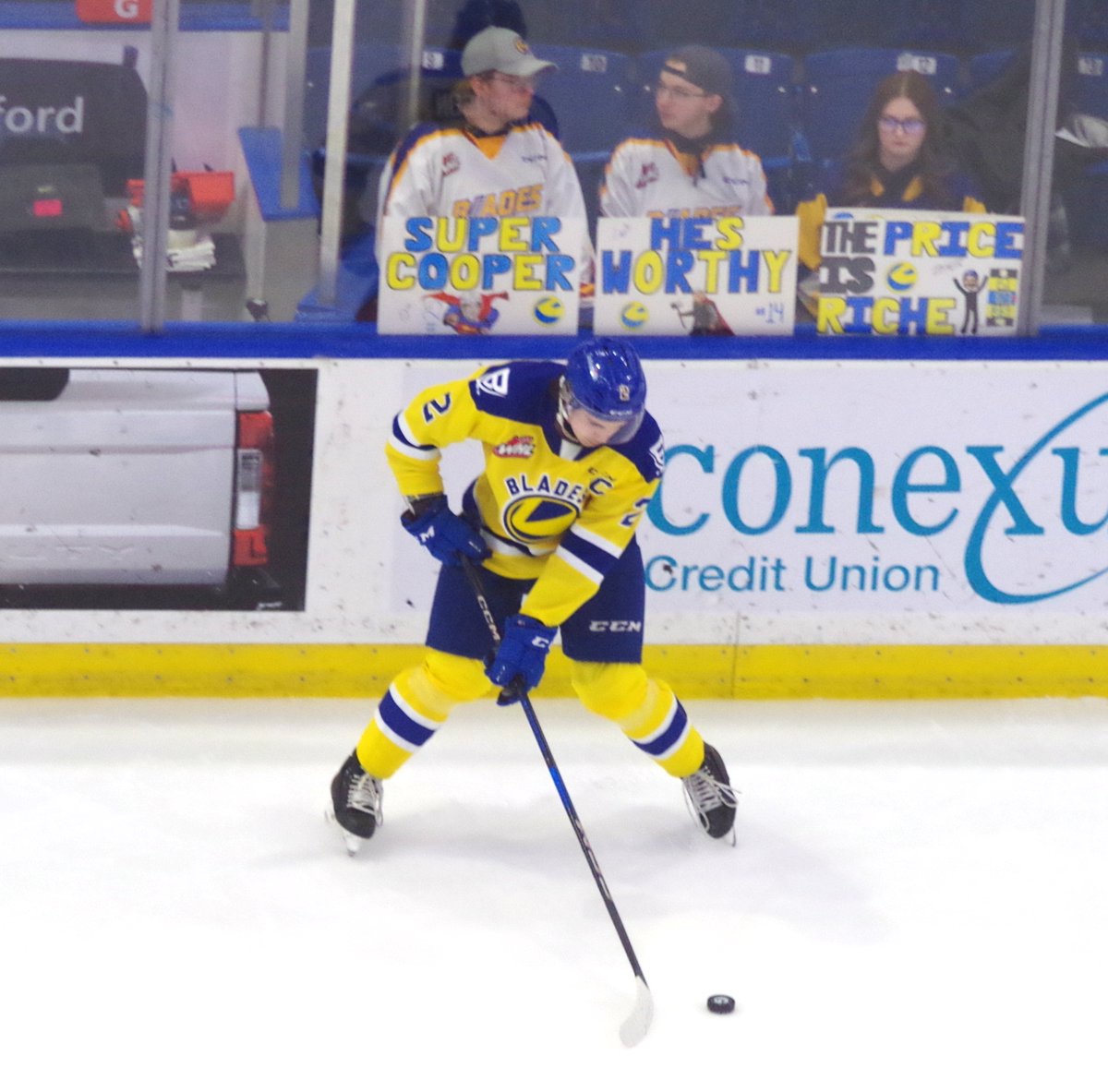 StanksSports's tweet photo. At the SaskTel Centre tonight for #Saskatoon #Blades versus #Brandon #WheatKings in the #WHL. #CHL. https://t.co/Q2ru2WC1dP
