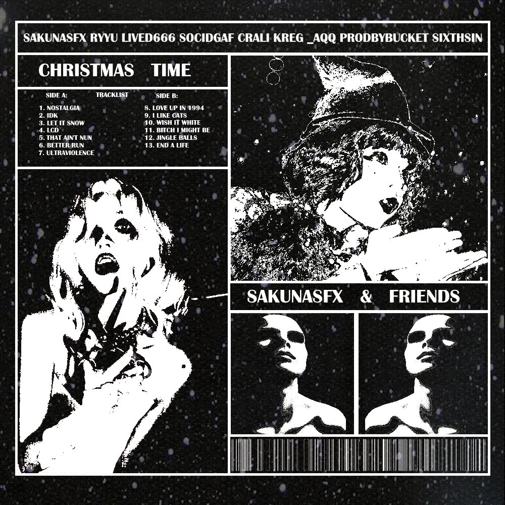 prodsinvane's tweet photo. SakunaSFx &amp; Friends : Christmas Time

OUT NOW!

Link
Youtube 
https://t.co/YLsA5pak3h
Soundcloud
https://t.co/uDOVyz39HH

#SakunaSFx&amp;Friends:ChristmasTime #sakunasfx #ryyu #lived666 #socidgaf #cralikreg #_aqq #prodbybucket #sixthsin
#phonk #doomshop https://t.co/4IMYbtX4Vl