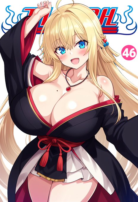 〇番隊隊長のクオリティが高いマキさん
です!
===
ゆかり「マキさん、なにしてるんですか・・・?」
マキ「ブ〇ーチの表紙のコスプレだよ～」 