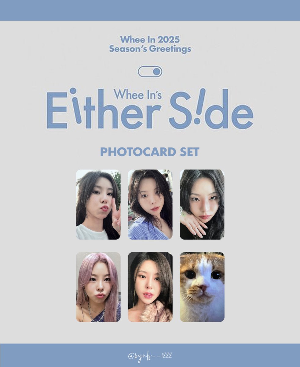 byuls__1222's tweet photo. [#휘인] 2025 SEASON'S GREETINGS [Either Side] Photocard Template 

🦋https://t.co/npnxGbbq2s

휘인 2025 시즌그리팅 포카 리스트
#WheeIn #EitherSide
#2025시즌그리팅 https://t.co/z564T6HeSw