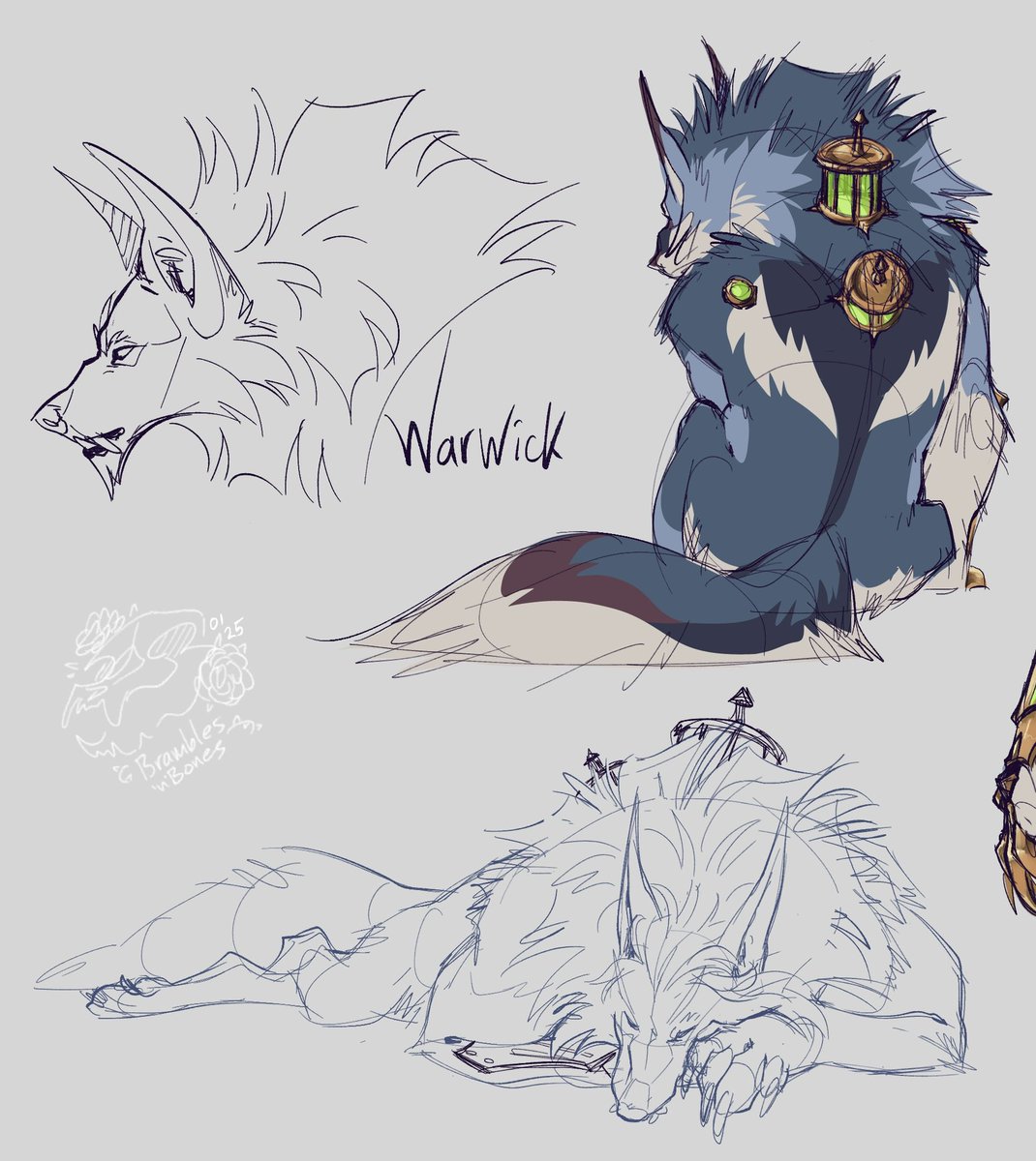 bramblesnbones's tweet photo. Werewolf AU Warwick
he looks a bit different from the other au designs, hm?
#arcane #arcanefanart #warwick https://t.co/r5Ks1eS2ts