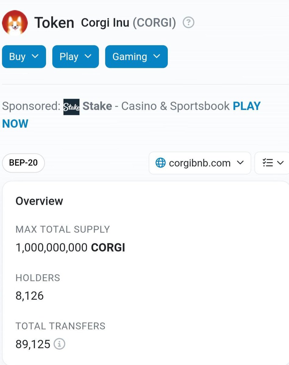 Corgibnb's tweet image. We&apos;ve officially hit over 8,000 holders on BSC.

There is going to be a massive upswing when we hit the target, guys. Keep calm and HODL. For those still waiting, it could swing any time now; stop waiting and take action.