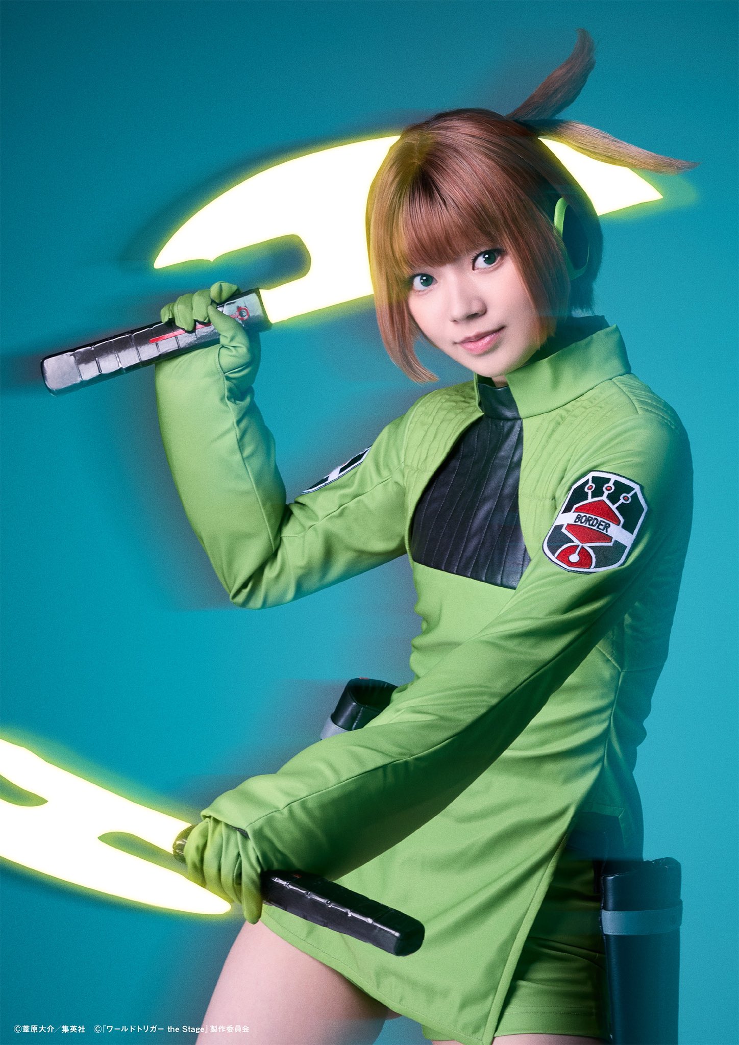 【コストモ製】ワートリ　小南桐絵　フルセット　L　コスプレ衣装　F-0053★ コストモ製】ワートリ 小南桐絵 フルセット L コスプレ衣装 F-0053