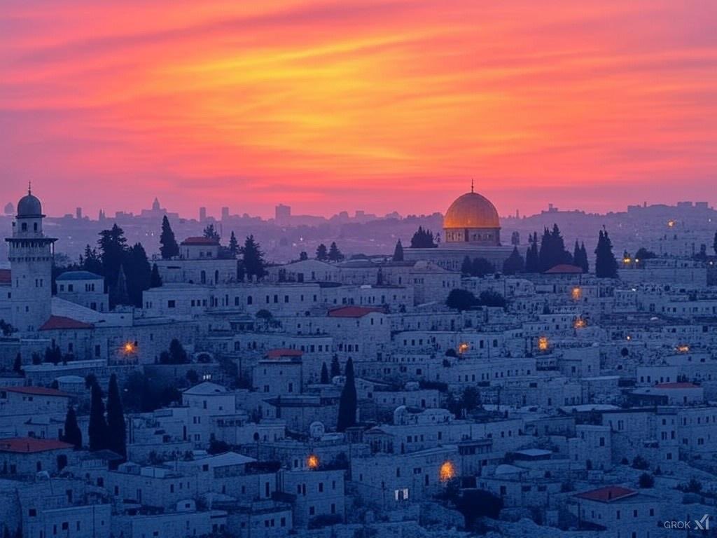 Pray for the peace of Jerusalem.