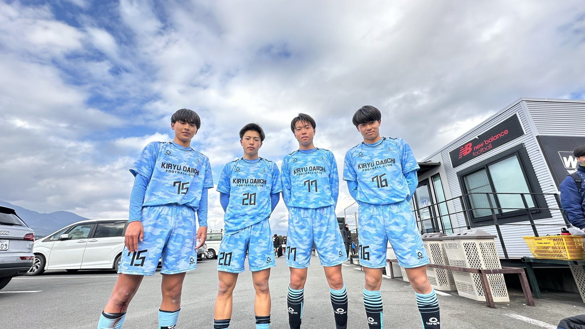 桐生第一高校サッカー部　ユニホーム　実用品 桐生第一高校サッカー部ユニホーム