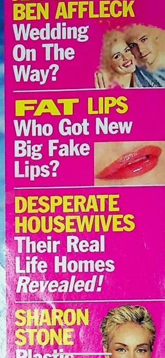 obsessed with the fact that these were considered “big fake lips” in 2005… how far we’ve come