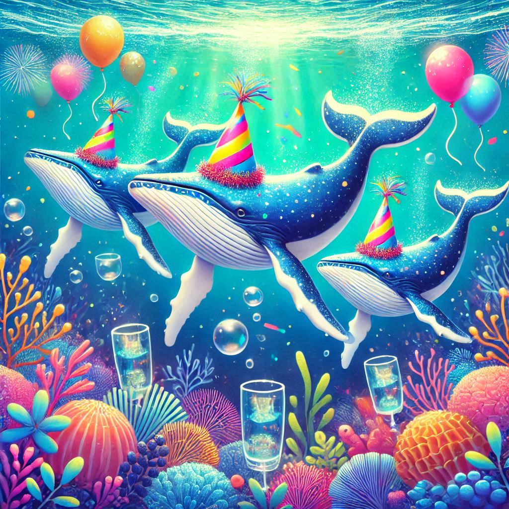 Good Morning Whales, Happy New Year 2025 🎉

Let's start the New Year with a bang🔥

Head over to the <a href="/GamblorCasino/">Gamblor Casino</a> Discord and read this announcement. You got 4 weeks to buy $GMBL at this price, just click your community referral link: discord.com/channels/96309… 

Phwaaaaargh!!!🐋