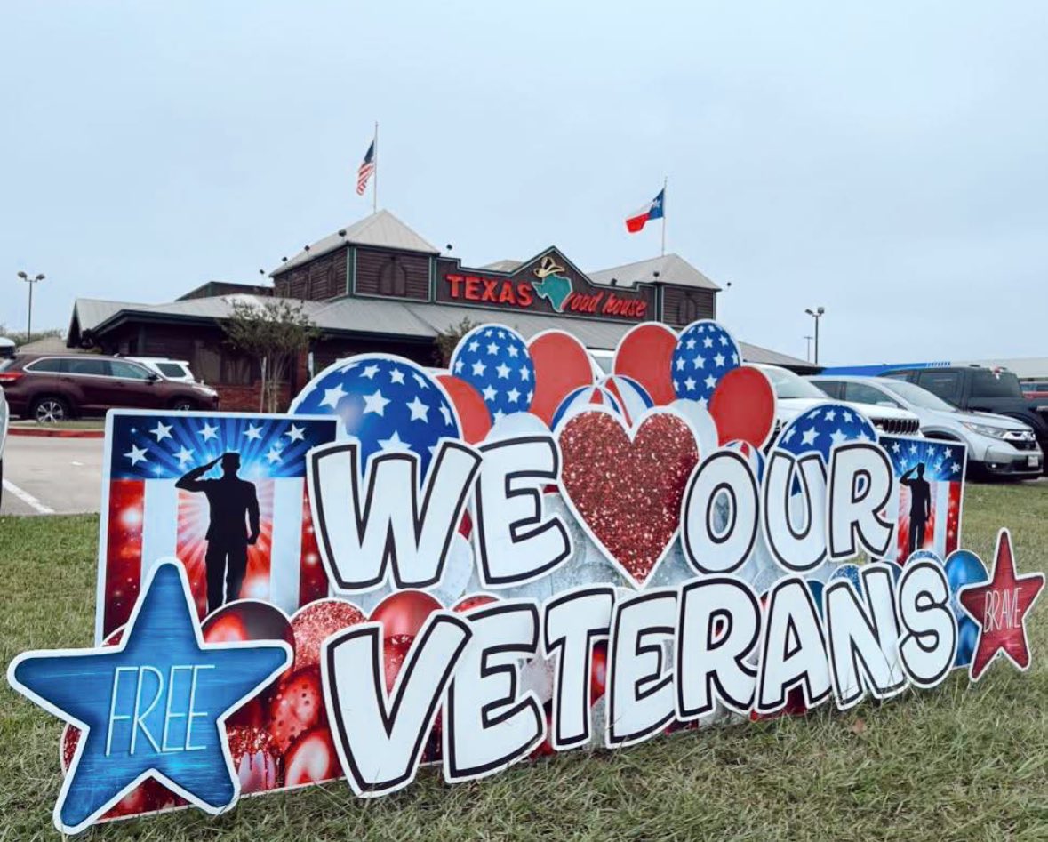 IS4S Salute to Veterans Bowl (@salute2vetsbowl) on Twitter photo Thank you to our friends at <a href="/texasroadhouse/">Texas Roadhouse</a> for your support of the Salute to Veterans Bowl! ๐ฅฉ๐ฅ Thank you to our friends at <a href="/texasroadhouse/">Texas Roadhouse</a> for your support of the Salute to Veterans Bowl! ๐ฅฉ๐ฅ